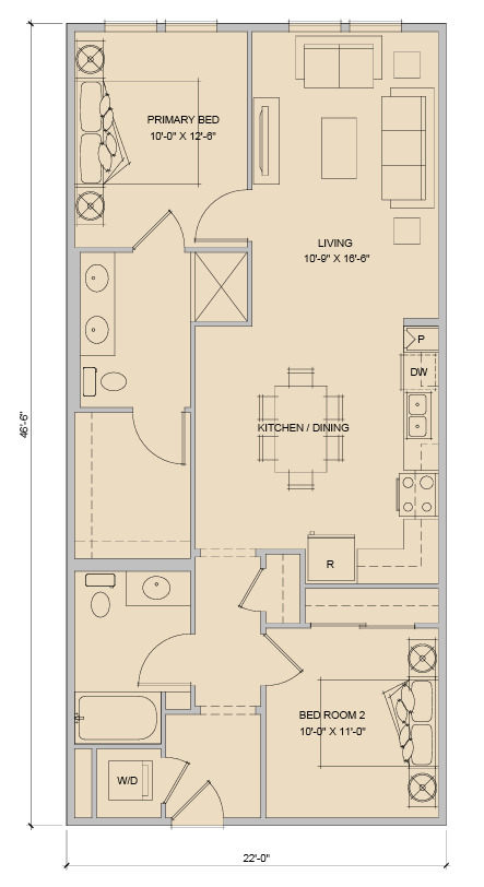 two beedroom